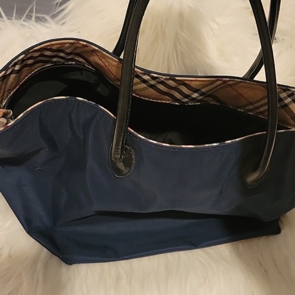 BURBERRY Blue Label Navy Tote w/Dust Bag - Picture 1 of 16